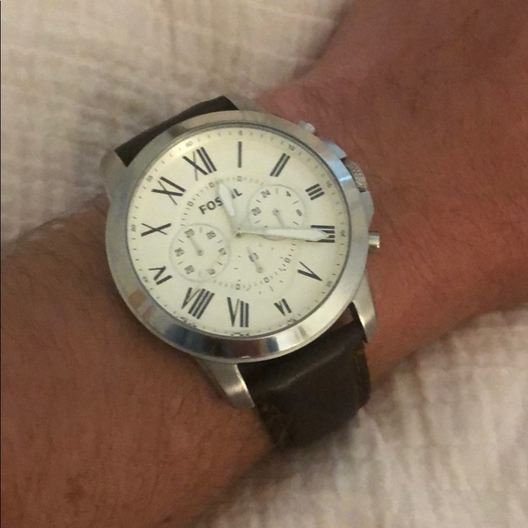 Fossil 5am men's watch pretty much new - Picture 4 of 4